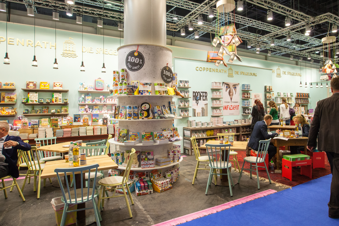 Stand auf der Frankfurter Buchmesse