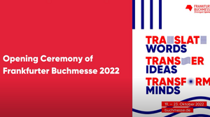 Opening Ceremony Frankfurter Buchmesse 2022